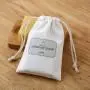 Drawstring Linen Pouch Bag, Linen Pouch Soap Bag