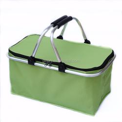 600D Oxford Outdoor Camping Folding Cooler Insulated Picnic Baskets