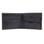 vertical bifold rfid blocking real carbon fiber wallet for men