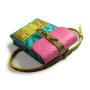 custom luxury genuine snake skin leather mini colorful shoulder crossbody mobile cell phone bags women phone holder handbag