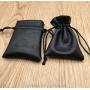 Small PU Leather Drawstring Bag