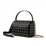 Lovevook Realer Fashion pu leather handbag stylish bag Shoulder Bag Small Side Purse Mini Clutch with Bling Rivets