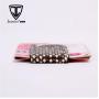 Custom Fashion Real Snake Skin Leather Wallet Magnetic Money Clip