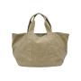 Keymay Wholesale High Quality Large Capacity White Canvas Tote Bag With Short Handle