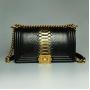 Custom Lady Designer Luxury Fashion Genuine Snake Skin Leather Lady Small Chain Flap Shoulder Bag Handbag Famous Brands