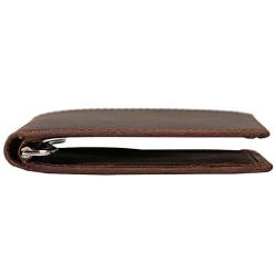 Short Money Clip Wallet,Cowhide Leather Bifold Purse,Best Credit Card Holder