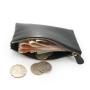 Endurable nice PU leather wallet card holder small card holder pouch with zipper