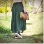 Thailand Women Rattan Straw Tote Shoulder Bag Handbag Woven Straw Braid, With Top Handle