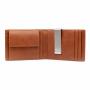 Christmas gift RFID crazy horse leather clip wallet with coin pocket