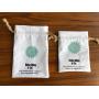 Custom Logo Recyclable Cotton Muslin Drawstring Gift Bag Eco Friendly For Jewellery  Cotton Drawstring Pouch