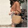 New Summer Straw Personality Small Tote Refreshing Rattan Beach Handbag Fashionable Ladies Handbags