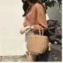 New Summer Straw Personality Small Tote Refreshing Rattan Beach Handbag Fashionable Ladies Handbags