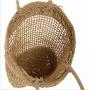 New Ladies Beach Rattan Straw Tote Bags Hollowed Out Casual Woven Shopping Bag
