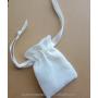 White French Linen Bags with sateen ribbon drawstring Very small linen bags Tiny linen jewelry pouches Jewelry packaging