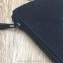 Customized Black Canvas Zipper Bag