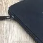 Customized Black Canvas Zipper Bag