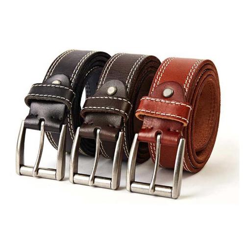 Colorful fashion man belt cow leather mens belts