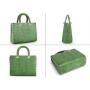 OEM ODM Fashion Classic Genuine Crocodile Skin Leather Designer Ladies Women Female Handbags Custom Leather Tote Bag Wholesale