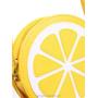 Fashion PU leather bag yellow lemon small shoulder bag