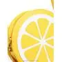 Fashion PU leather bag yellow lemon small shoulder bag