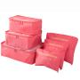 Taobao small moq Set Packing Cubes, polyester Travel storage Organizer set for cloth and sundries With Laundry Bag