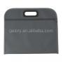 Gelory factory made durable polyester material,A4 size document, plastic handle zipper conference bag
