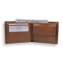 Napa nice cowhide leather trifold wallets coin wallets RFID blocking