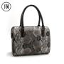 custom carry on lades bag handbag with snake skin