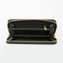 women long leopard leather Print wallet ladies clutch purse bag with handle