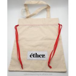 Cotton Tote Bag With Handle and Drawstring