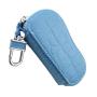 Multi-function Cowhide Leather Key Pouch Key Holder Ring Crocodile Pattern Key Bag Key Holder Chain