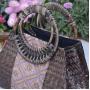 Fashion Woven Straw Shoulder Bag Summer Beach Rattan Tote Bag with Travel Holiday for Women