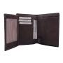 Nice Leather Trifold Mens Wallet RFID Blocking Wallet ID Window Travel Wallet