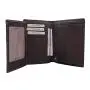 Nice Leather Trifold Mens Wallet RFID Blocking Wallet ID Window Travel Wallet