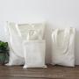 Organic Muslin Cotton Carry Tote Bag With Bottom