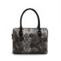 custom carry on lades bag handbag with snake skin