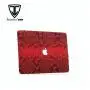Luxury genuine snake skin leather case for Mackbook air cover 11" 12"13" 15"