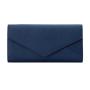 Fashion simple versatile clutch bags for women leather envelope purse Double buckle foldable Long wallet