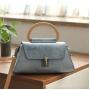 2023 New Leather Lady's Bag Vegetable Tanned Manual Bags Original Japanese Mist Wax Leather Portable Bag