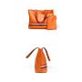 China suppliers travel clutch tote handbag sets woman hand brand custom clutch leather tote bag