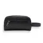 Customs design leather make up cosmetic bag with logo