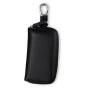 Men Cowhide Zip Key Chains Wallet Real Leather Multifunction Car Key Pouch With Card Holder