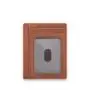 Sunny Leathers RFID Blocking Genuine Leather Credit Card Holder Front Pocket Wallet With ID Card Window