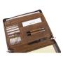 A4 Document Organizer Folder  Padfolio Personalized Leather Portfolio with pen holder
