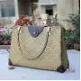 Classic Straw Weaving Summer Beach Shoulder Bag Tote Handbag Rattan Shopping Bags Hand-woven Ethnic Bags