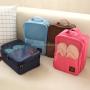 Gelory Wholesale Popular Clear View Shoe Bag Custom Polyester Mesh Carry Travel Shoe Bag Travel Bag With Shoe Compartment
