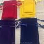 Red,Green,Blue,Purple,Yellow,Black,Brown,Atrovirens Color Velvet Pouch