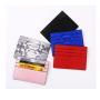 OEM ODM Custom Brand Name Real Skin Leather Classic Luxury Credit Card Holder Wallet Business ID Card Holders