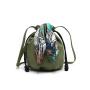 2024 fashion vintage bucket pu leather handbag Custom tote Bags women shoulder bag online shopping factory