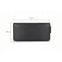 Leather long men wallets customized leather clutch zipper wallets men
